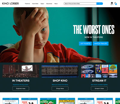 Kino Lorber Launches New Ecommerce Website and Streaming Services for 2023