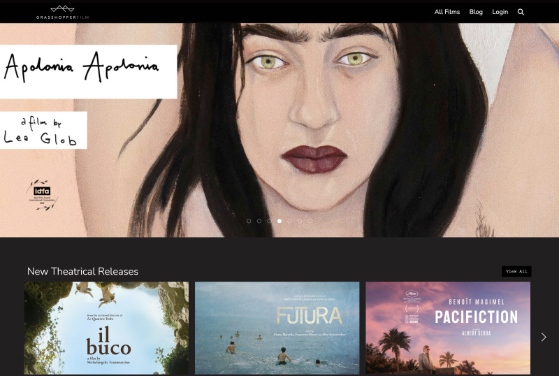 Grasshopper Independent Film Video On Demand Service