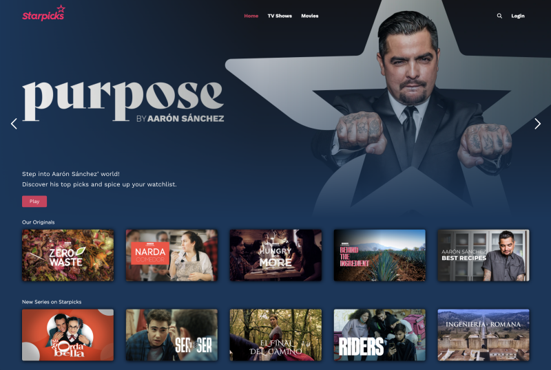 Starpicks Video Streaming Channel